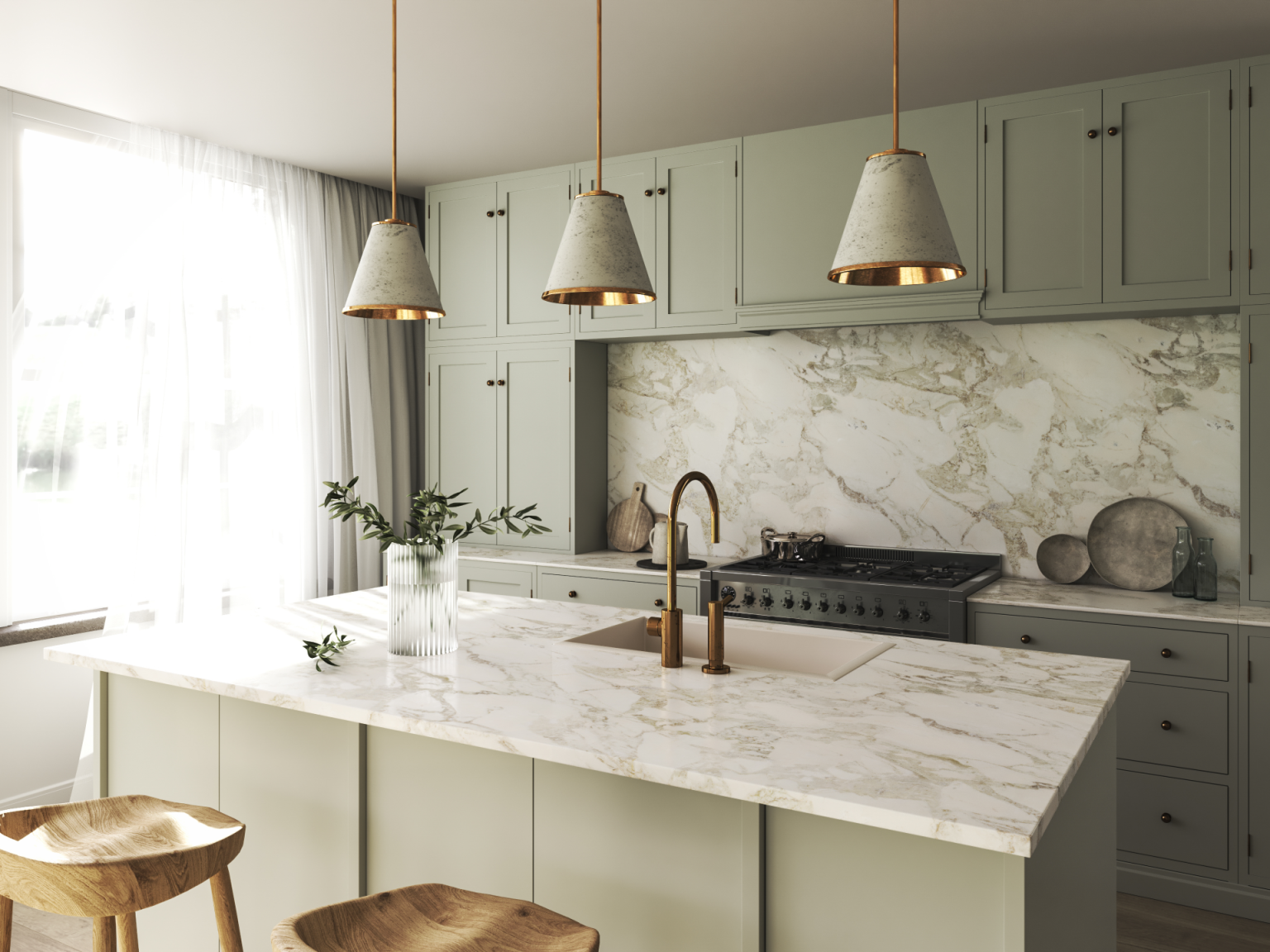 Stone countertop