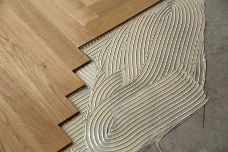 Tile floor installation